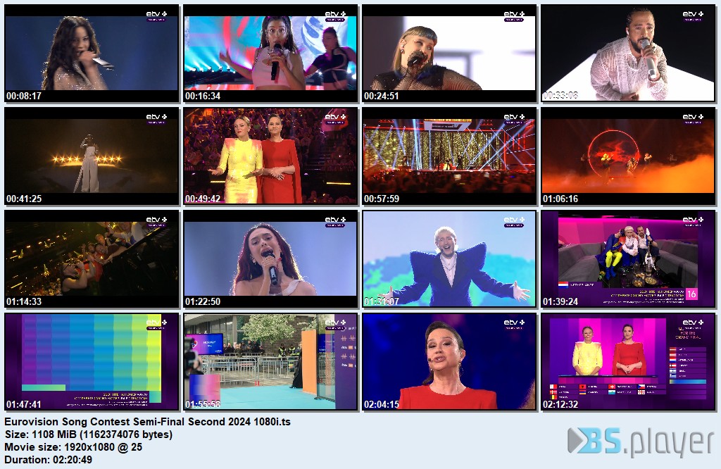 eurovision song contest semi final second 2024 1080i idx - VA - Eurovision Song Contest Semi-Final Second (2024) HDTV