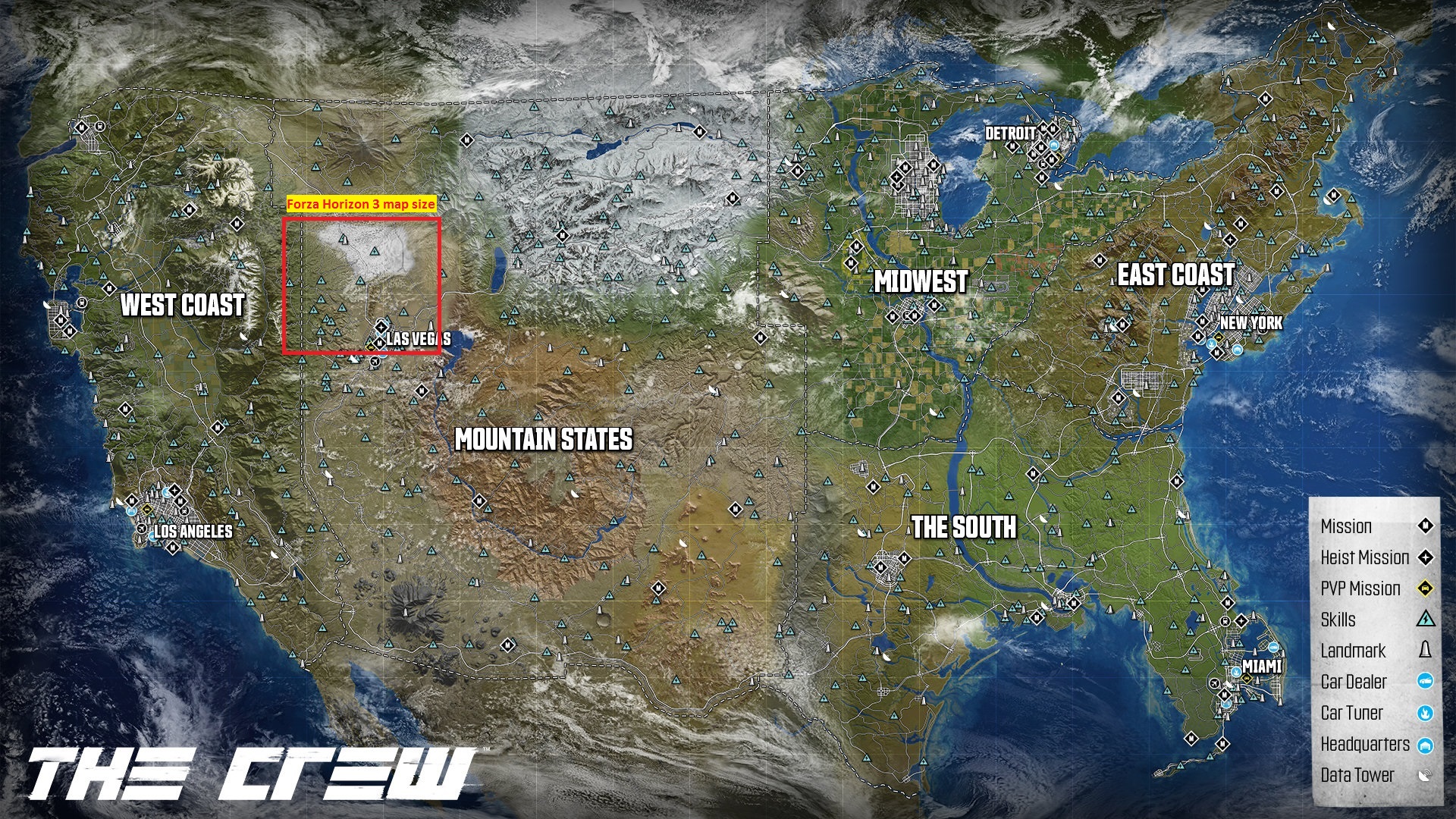 World Map Comparison of EVERY Forza Horizon! l Forza Horizon 1,2,3