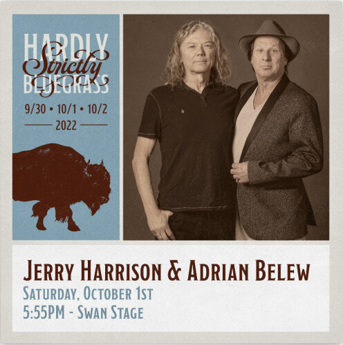 Jerry Harrison & Adrian Belew - Hardly Strictly Bluegrass (2022) UHD 2160p Jhab