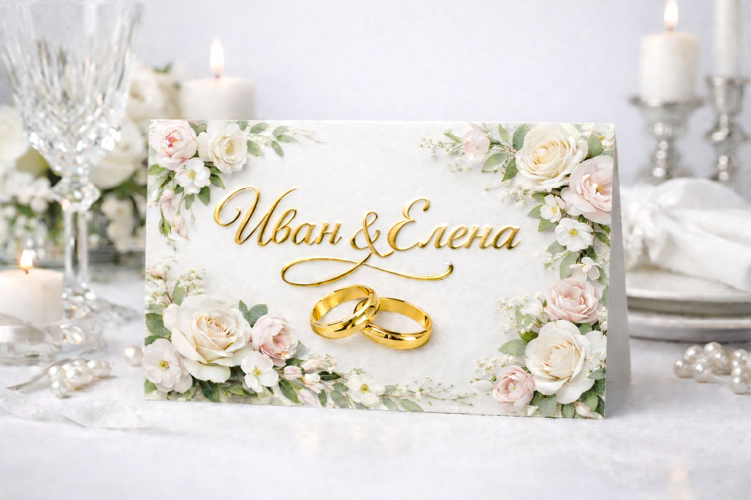 3D-фольга на приглашениях. Акцент, который выглядит дорого