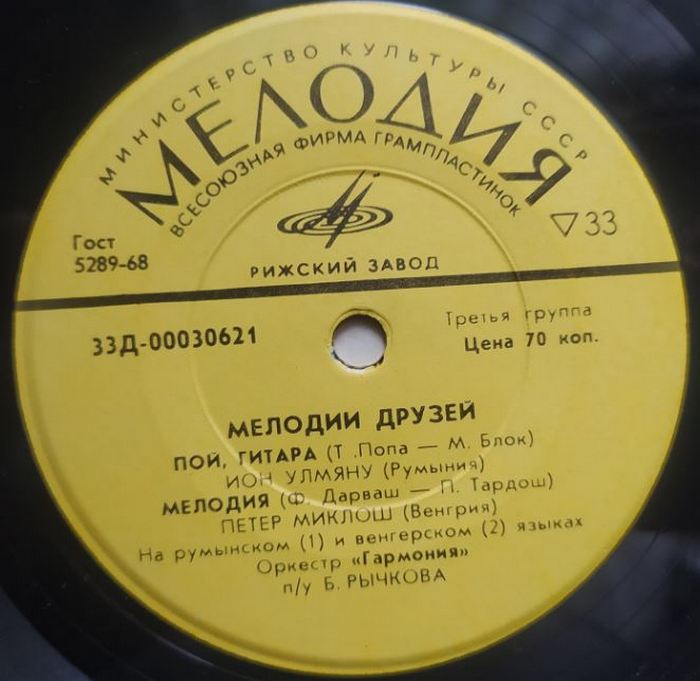 Various – Мелодии Друзей(1971)