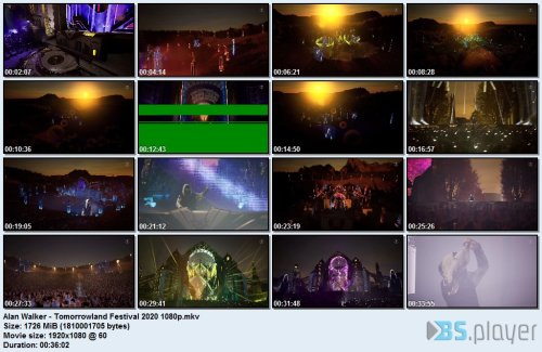 Alan Walker - Tomorrowland Festival (2020) HD 1080p