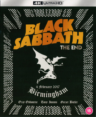 Black Sabbath - The End - Live In Birmingham (2024) 4k UHD Blu-Ray