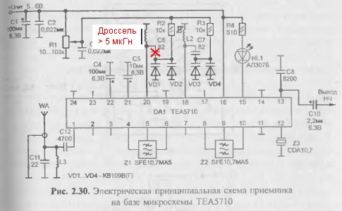 Цифровая планка для вэф 202 схема