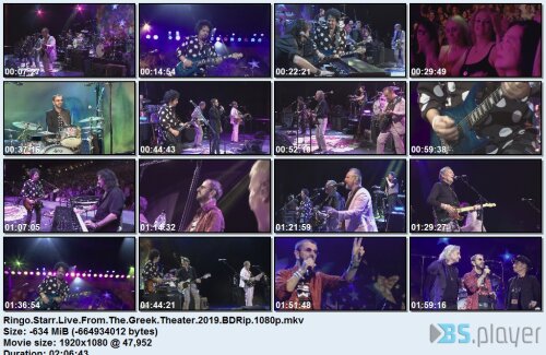 Ringo Starr - Live At The Greek Theater 2019 (2022) BDRip 1080p Ringostarrlivefromthegreektheater2019bdrip