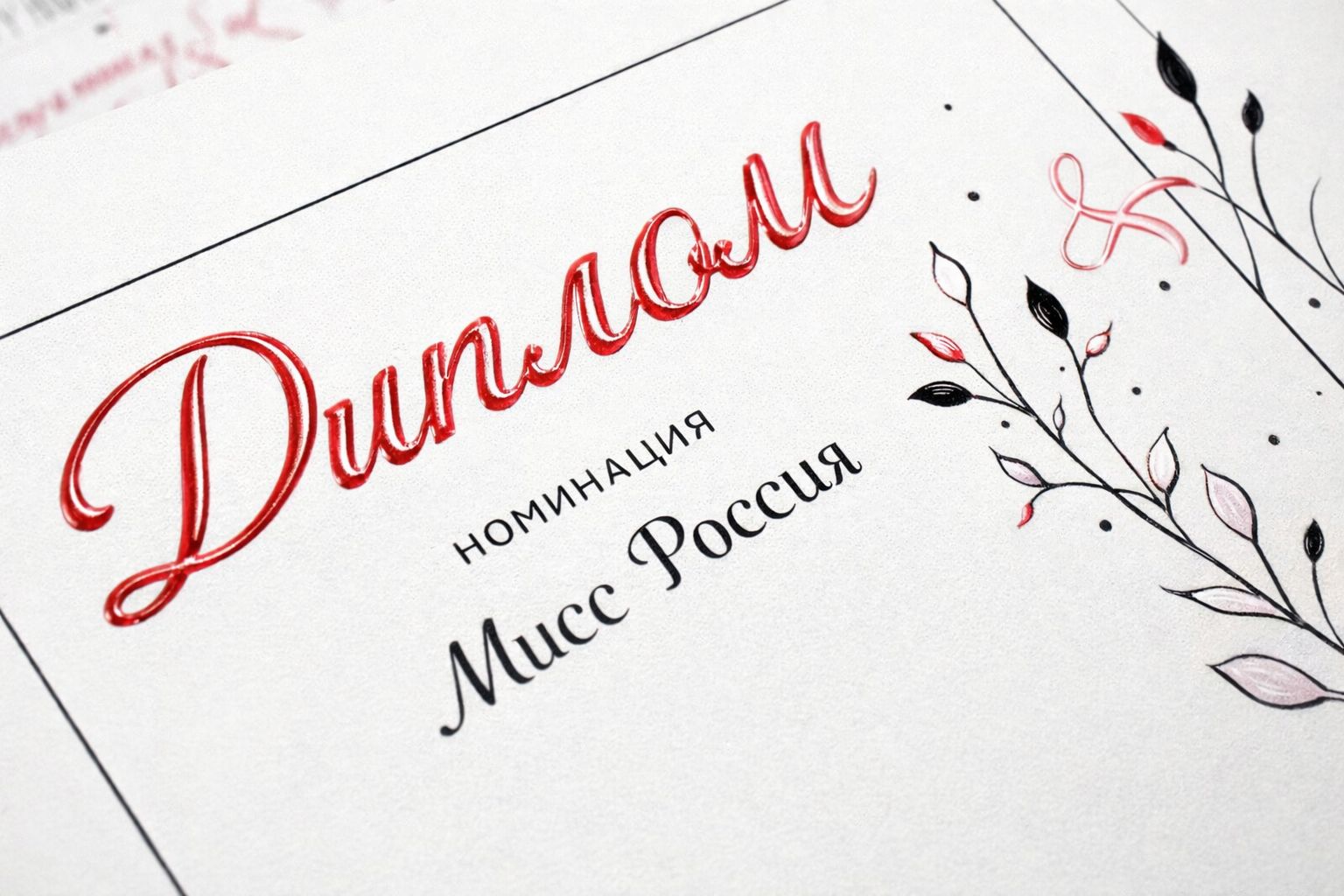 Диплом, который выглядит солидно и поддерживает репутацию организатора