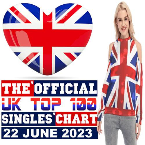 The Official UK Top 100 Singles Chart (22-June-2023)