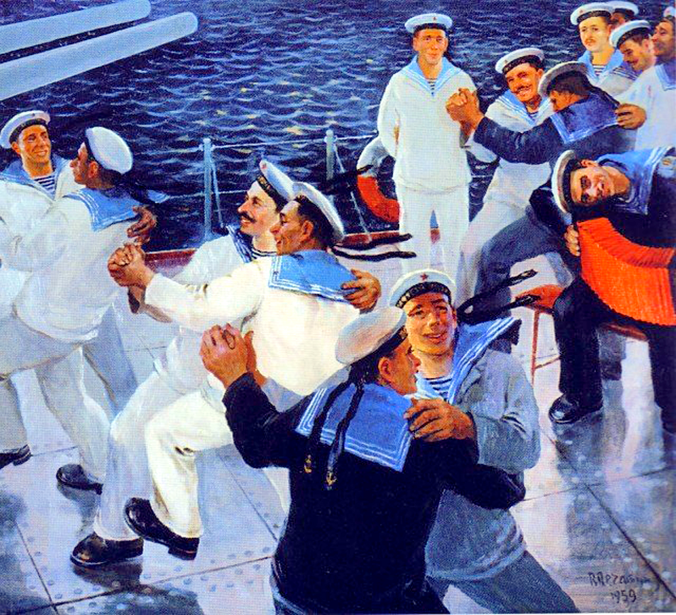 Валентин Печатин танец моряков