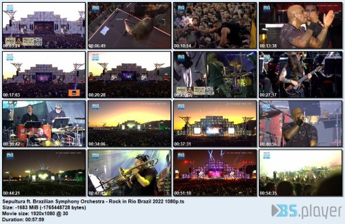 Sepultura ft.Brazilian Symphony Orchestra - Rock in Rio Brazil (2022) HD 1080p Sepultura-ft