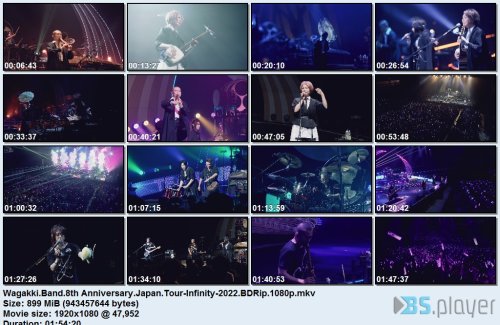 Wagakki Band - 8th Anniversary Japan Tour -INFINITY- (2022) BDRip 1080p Wagakkiband8th-anniversaryjapantour-infinity-2022bdrip