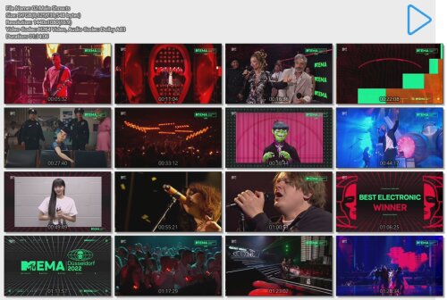 VA - MTV Europe Music Awards (2022) HDTV Mem