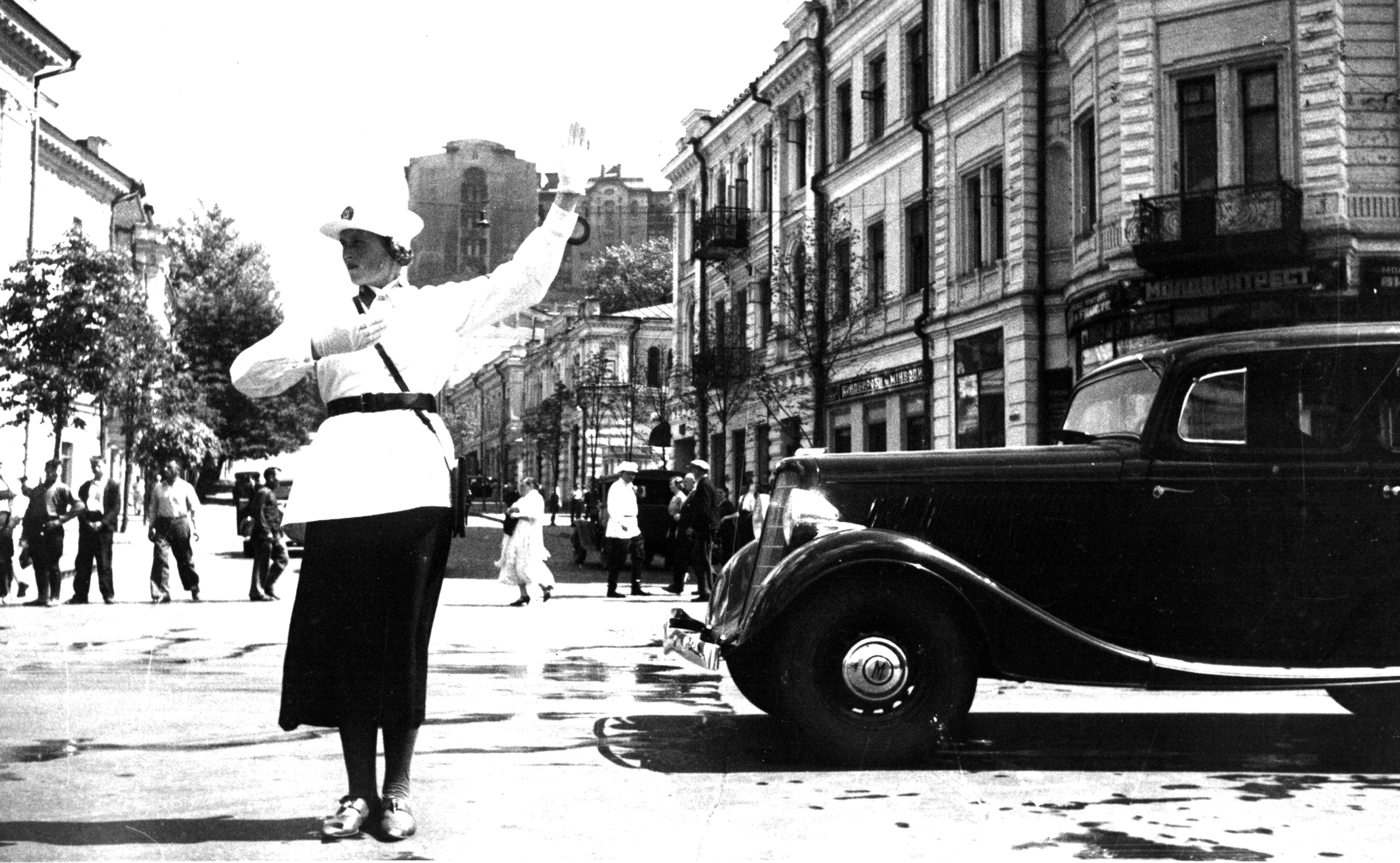 Советская милиция в 1934 году в Москве