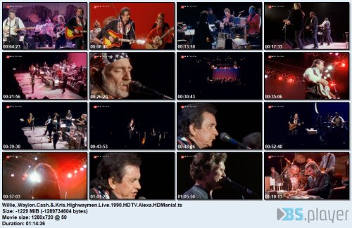 The Highwaymen American Outlaws - Nassau Coliseum Live 1990 (2023) HDTV Willie-wayloncashkrishighwaymenlive1990hdtvalexa