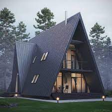 Причины популярности и отличительные особенности домов-треугольников