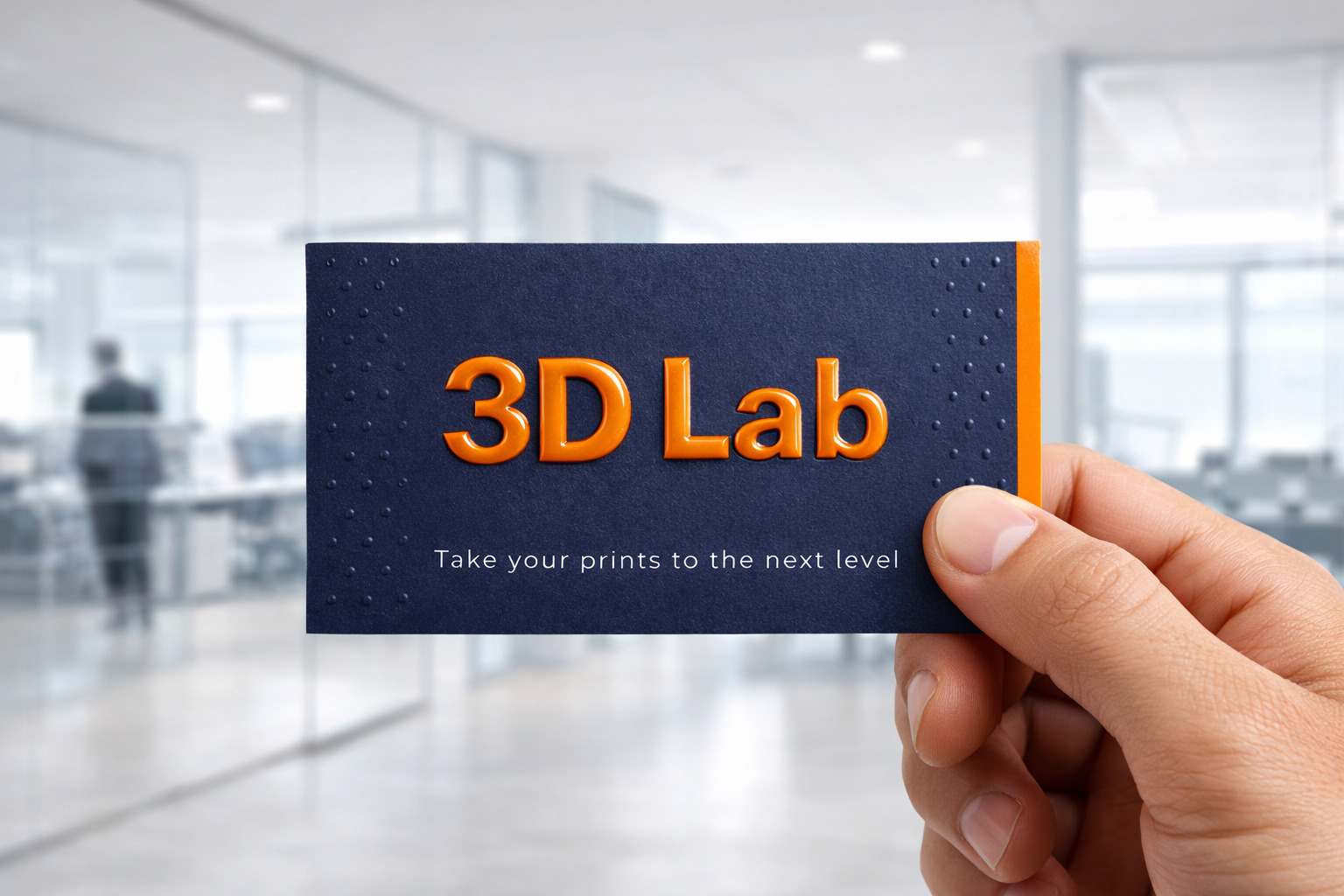 Визитки с 3D-лаком как эффектный способ выделиться